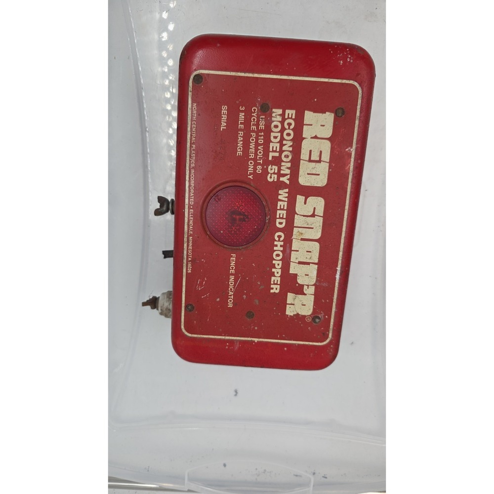 RED SNAP'R ECONOMY WEED CHOPPER MODEL 55 USE 110 VOLT 60 CYCLE POWER ONLY 3 MILE